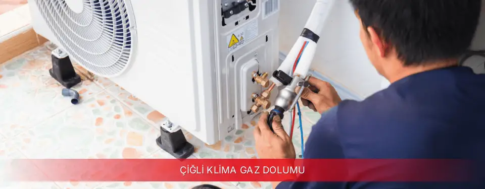 Çiğli İlçemi ECA Klima Gaz Dolumu